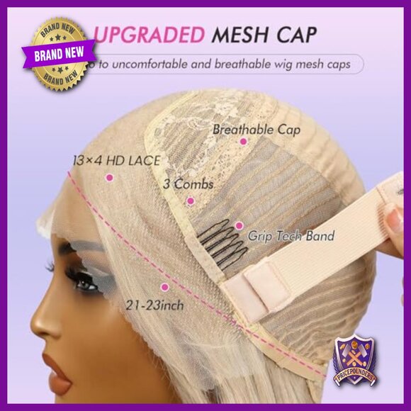 26 Inch Lace Front Wig Heat Resistant Synthetic Daily Wear Cosplay